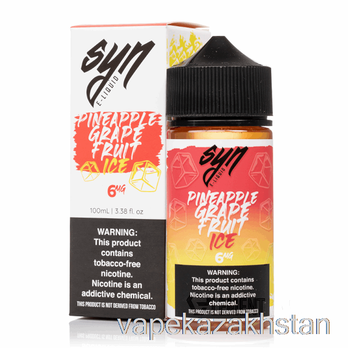 Vape Disposable ICE Pineapple Grape Fruit - Syn Liquids - 100mL 0mg